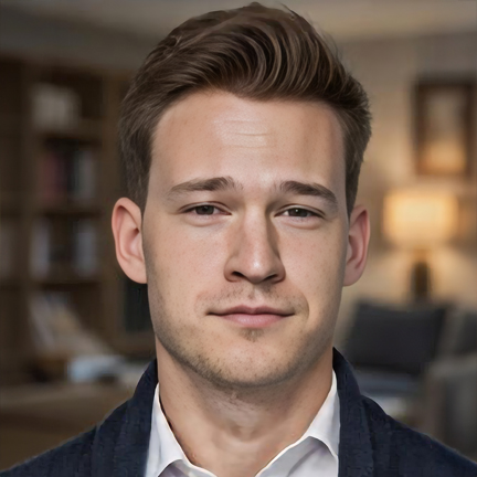 Smiling woman outdoors in sunlight.